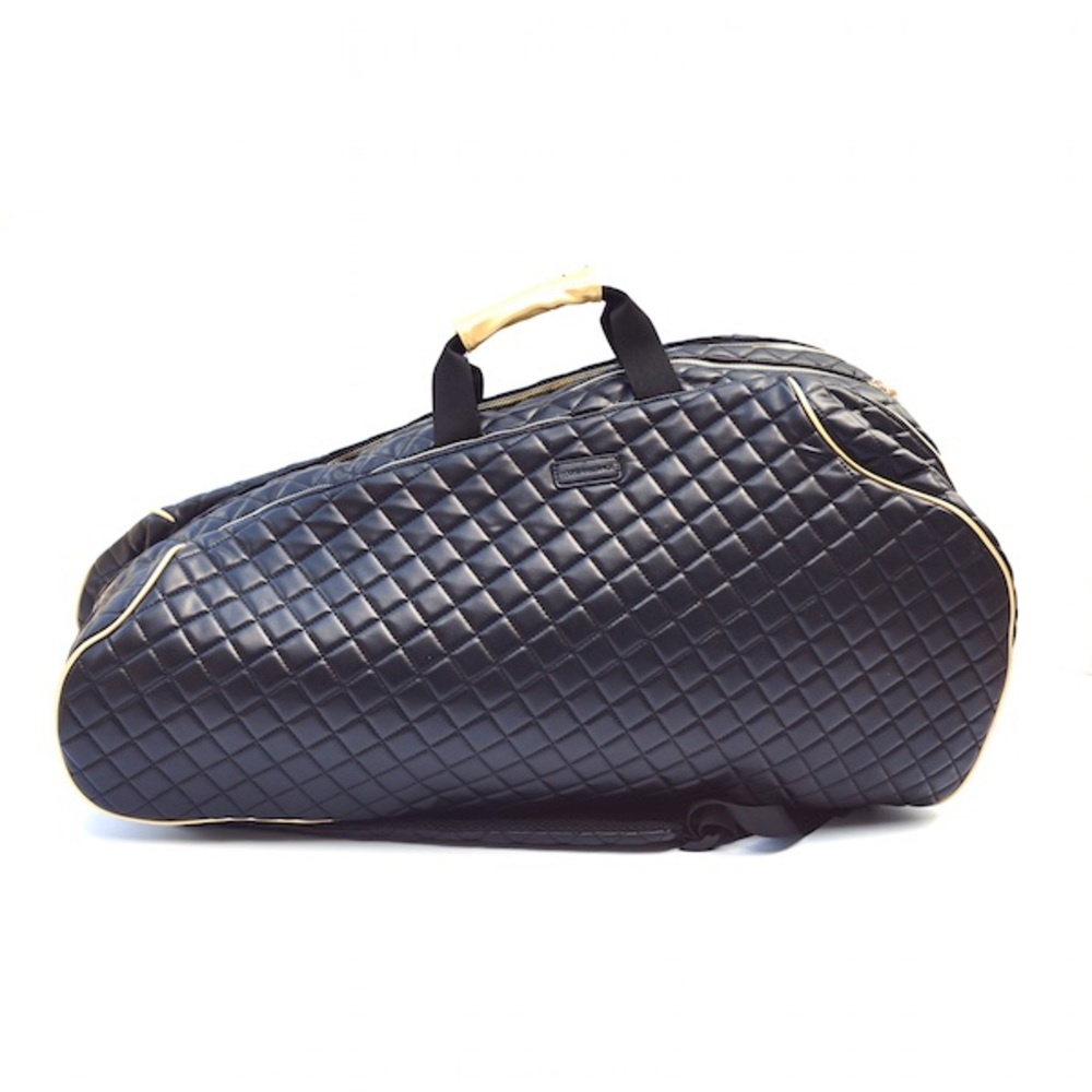 Tennis Racquet Bag - Matte Black Waffle Print - BRAND NEW! - Picture 2 of 16